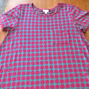 Large lularoe Carly with awesome patten and color